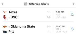 Illustration for article titled Saturday College Football Thread